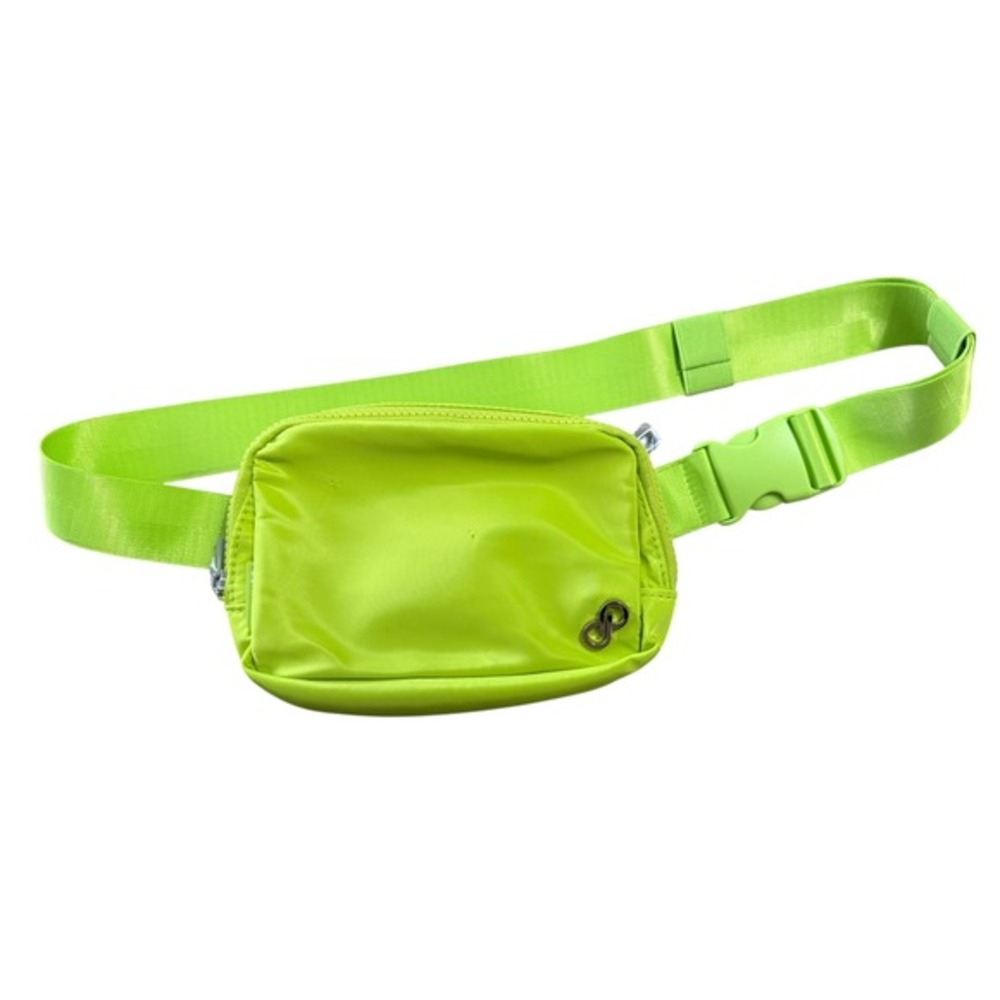 Poshmark PoshFest Lime Green Belt Bag Adjustable Strap Festival Travel NWOT